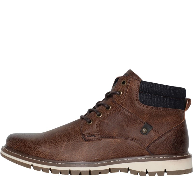 Deakins Mens Oxford Boots Tan