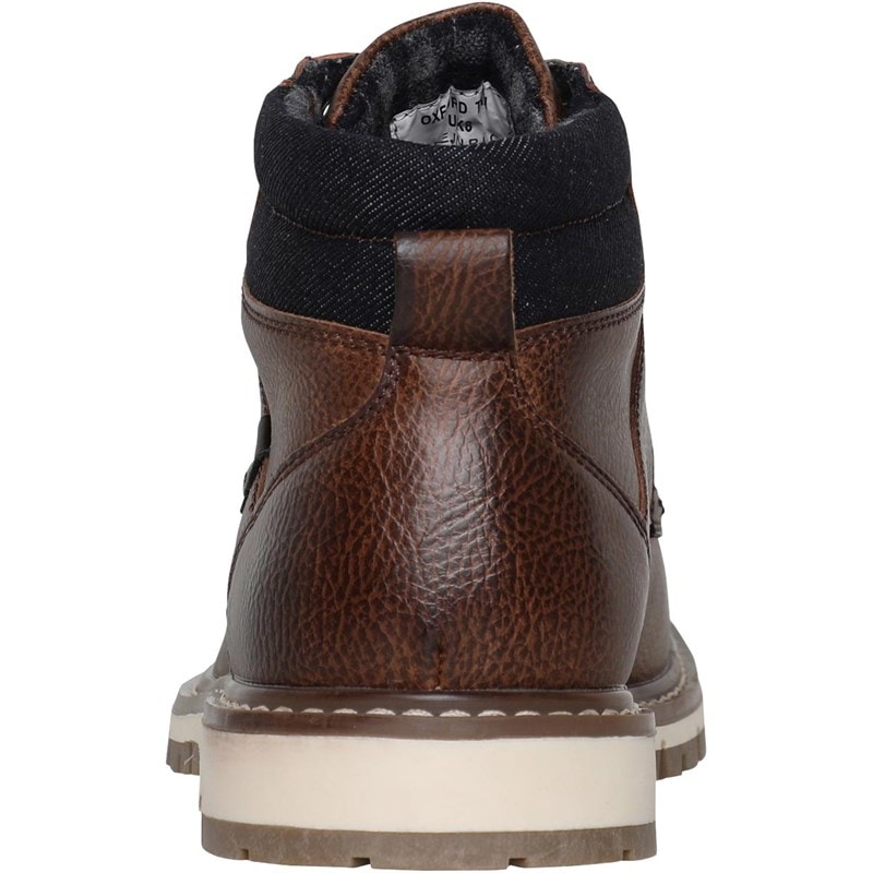 Deakins Mens Oxford Boots Tan - Image 3