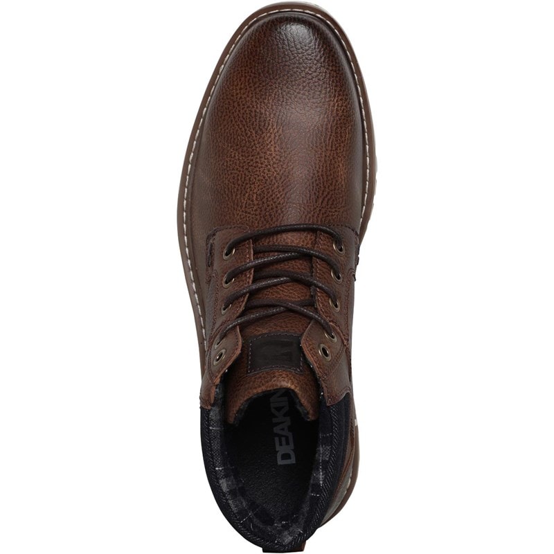 Deakins Mens Oxford Boots Tan - Image 4