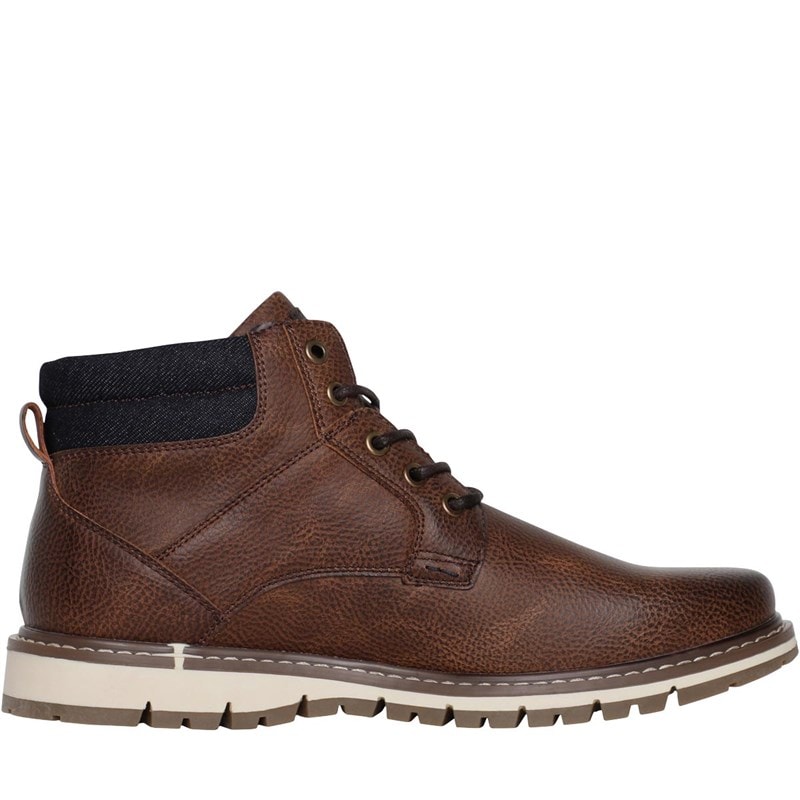 Deakins Mens Oxford Boots Tan - Image 5