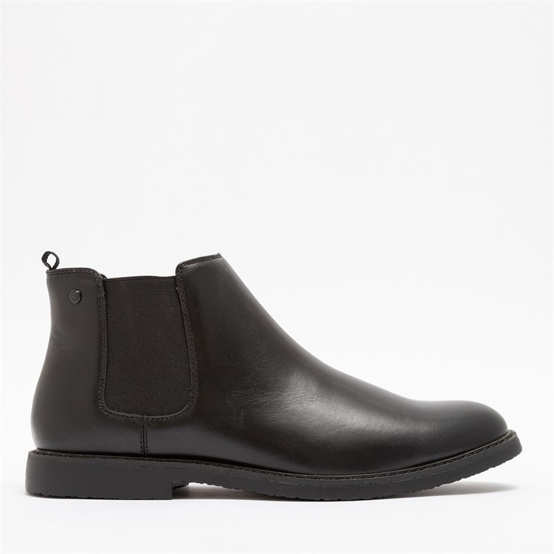 Deakins Mens Morley Chelsea Boots Black PU - Image 1