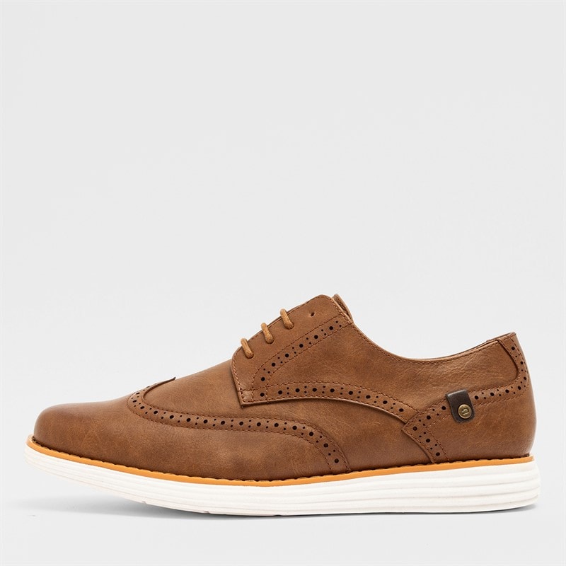Deakins Mens Karl Brogue Shoes Tan