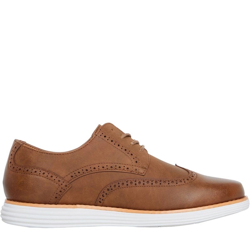 Deakins Mens Karl Brogue Shoes Tan - Image 5