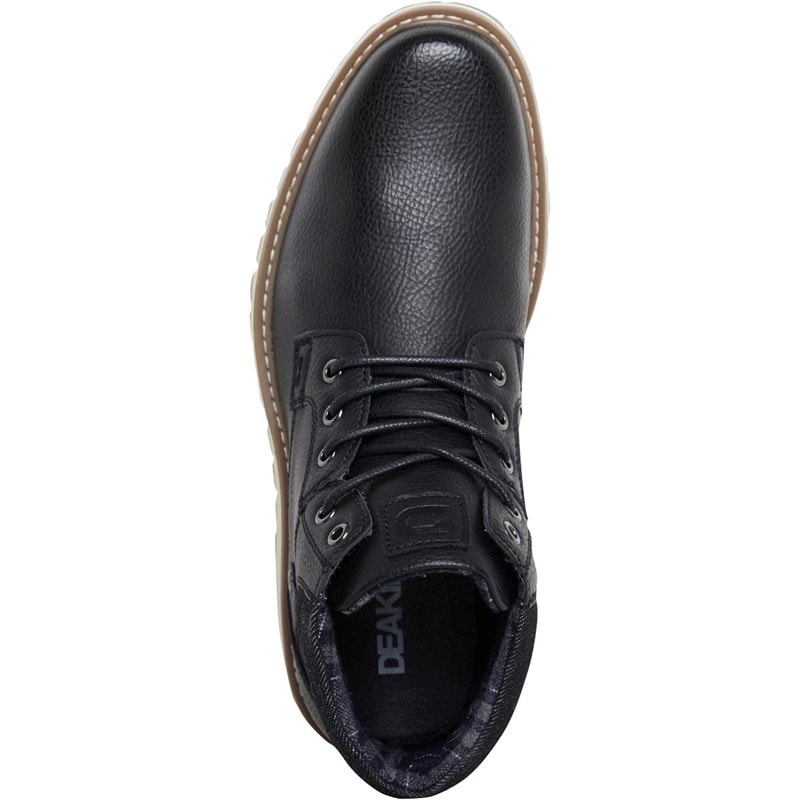 Deakins Mens Oxford Boots Black - Image 4