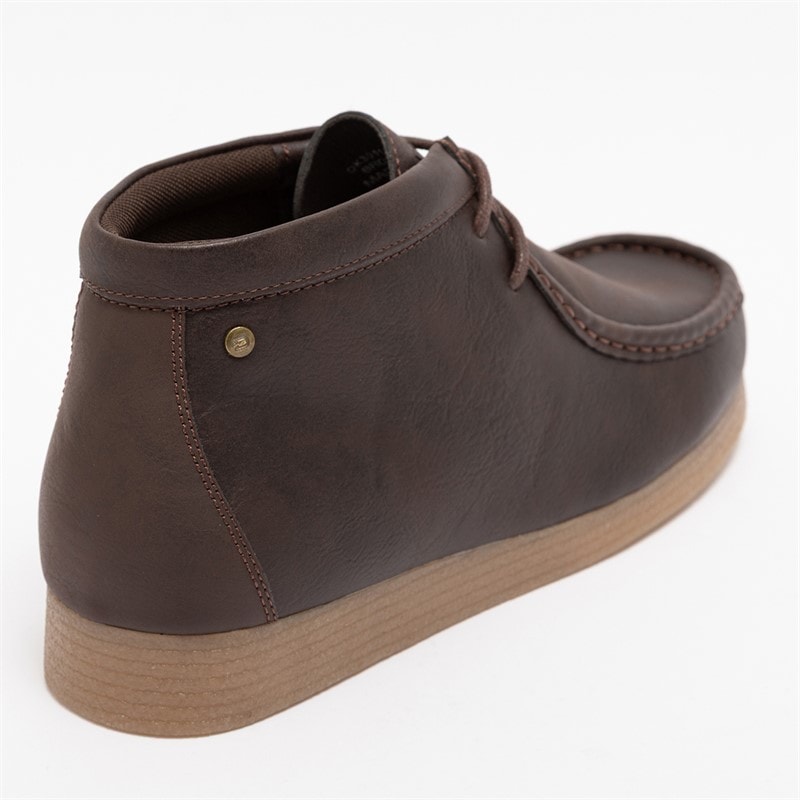 Deakins Mens Rivington Boots Brown PU - Image 4