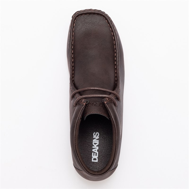 Deakins Mens Rivington Boots Brown PU - Image 5