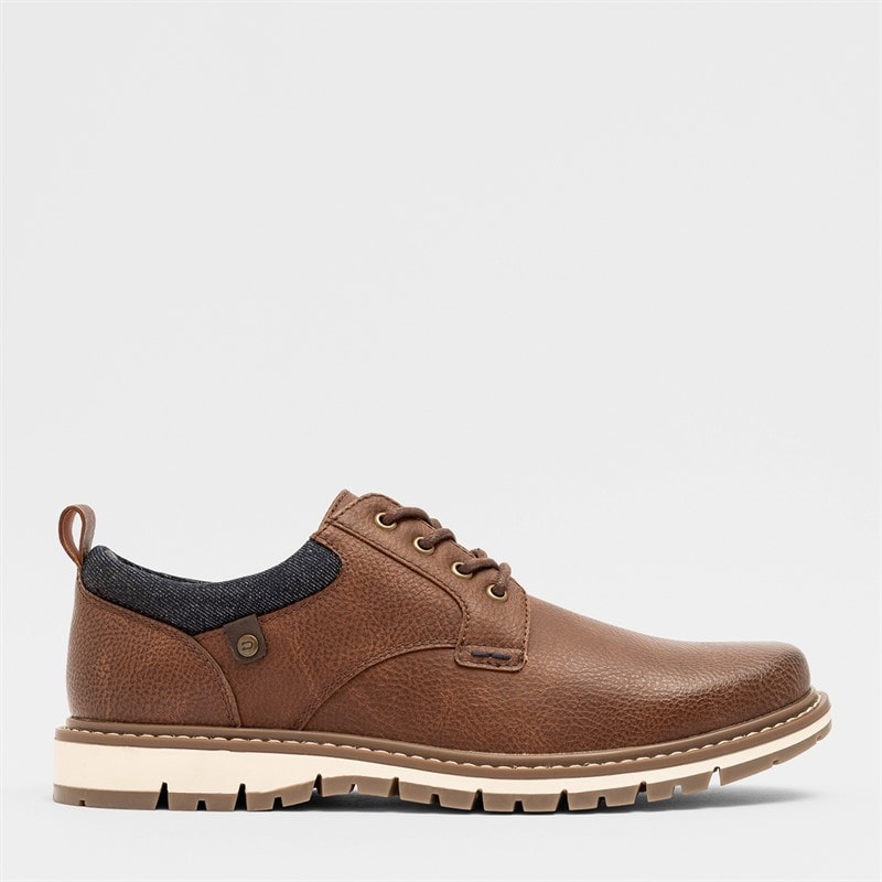 Deakins Mens Cambridge Shoes Tan