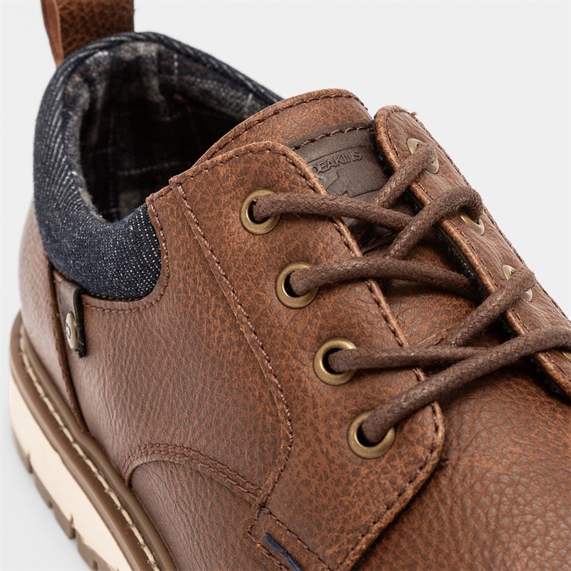Deakins Mens Cambridge Shoes Tan - Image 4