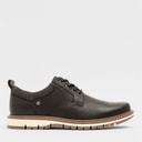 Deakins Mens Cambridge Shoes Black