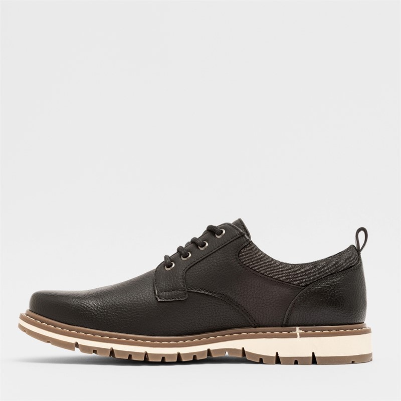 Deakins Mens Cambridge Shoes Black - Image 3