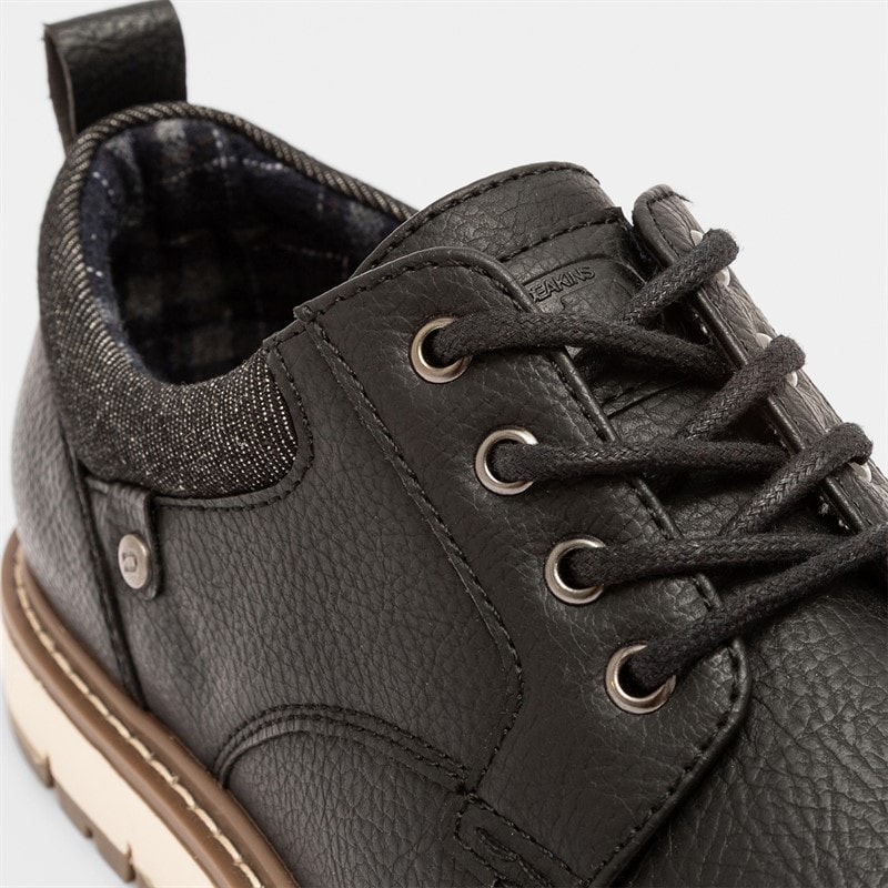 Deakins Mens Cambridge Shoes Black - Image 4