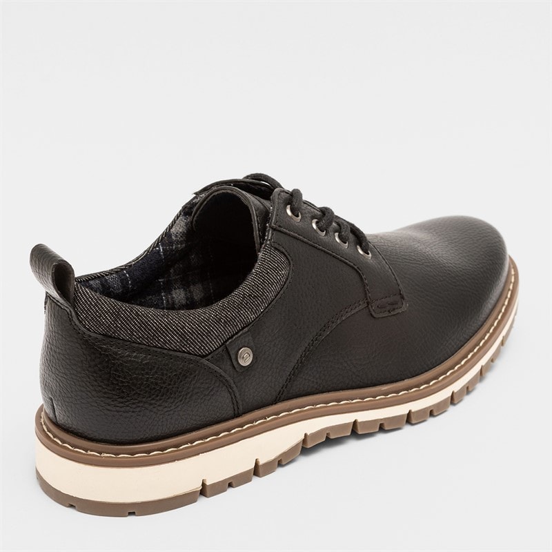 Deakins Mens Cambridge Shoes Black - Image 5