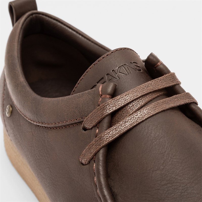 Deakins Mens Hudson Shoes Dark Brown - Image 4