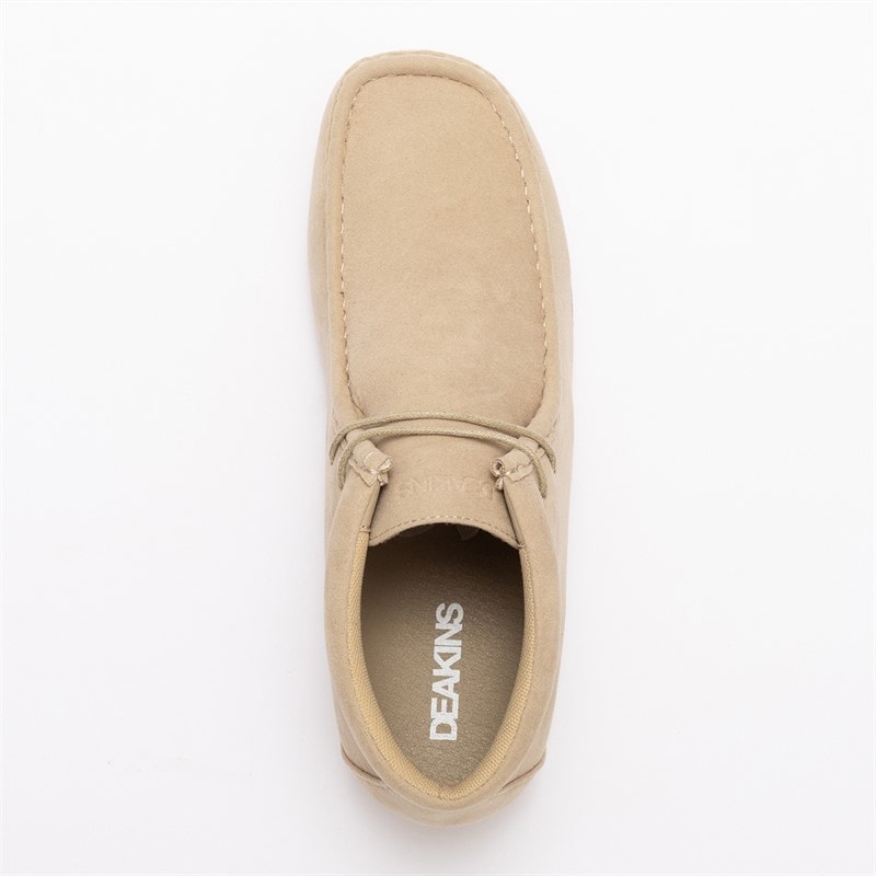 Deakins Mens Rivington Boots Taupe Sand Suede - Image 5