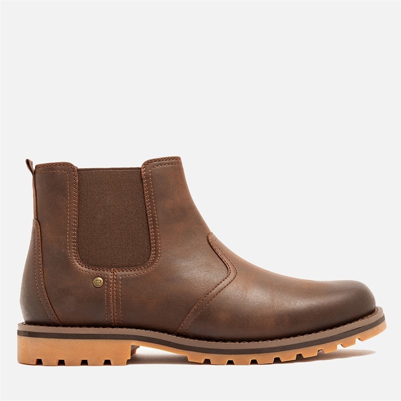 Deakins Mens Matterhorn Chelsea Boots Mid Brown