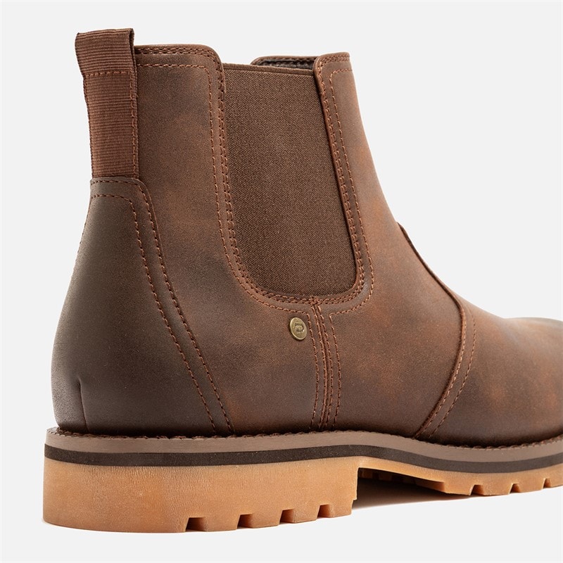 Deakins Mens Matterhorn Chelsea Boots Mid Brown - Image 4