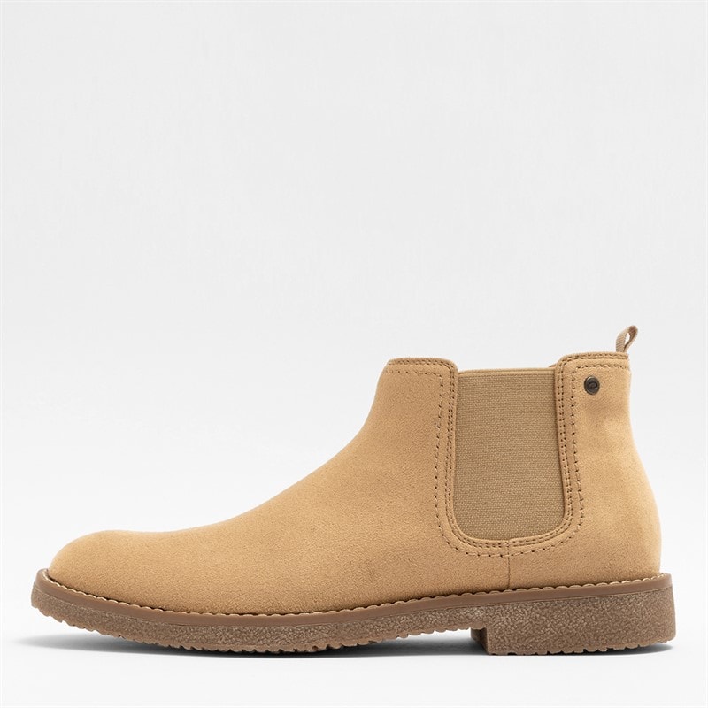 Deakins Mens Oakwood Chelsea Boots Sand - Image 5