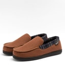 Deakins Mens Ryder Moccasin Slippers Tan