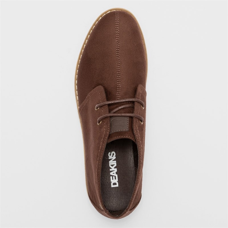 Deakins Mens Carlton Chukka Boots Chocolate Brown - Image 4