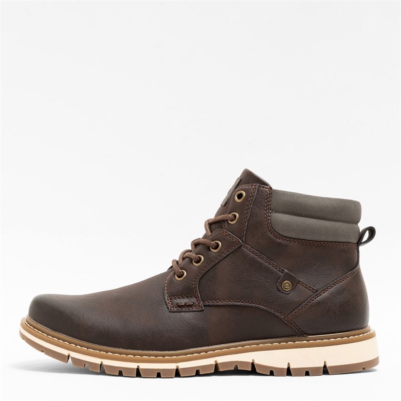 Deakins Mens Oxford II Boots Dark Brown - Image 1