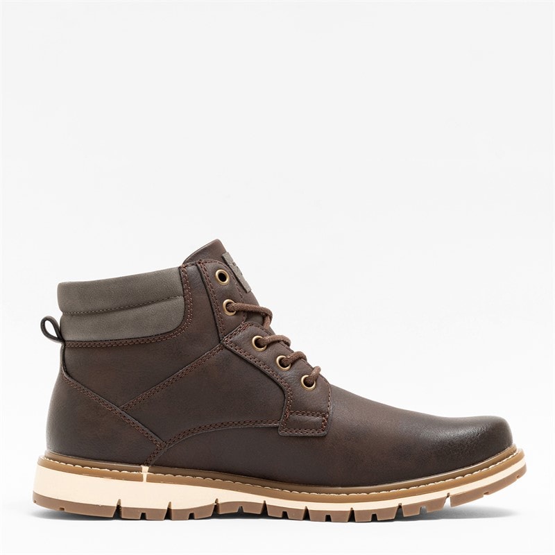 Deakins Mens Oxford II Boots Dark Brown - Image 3