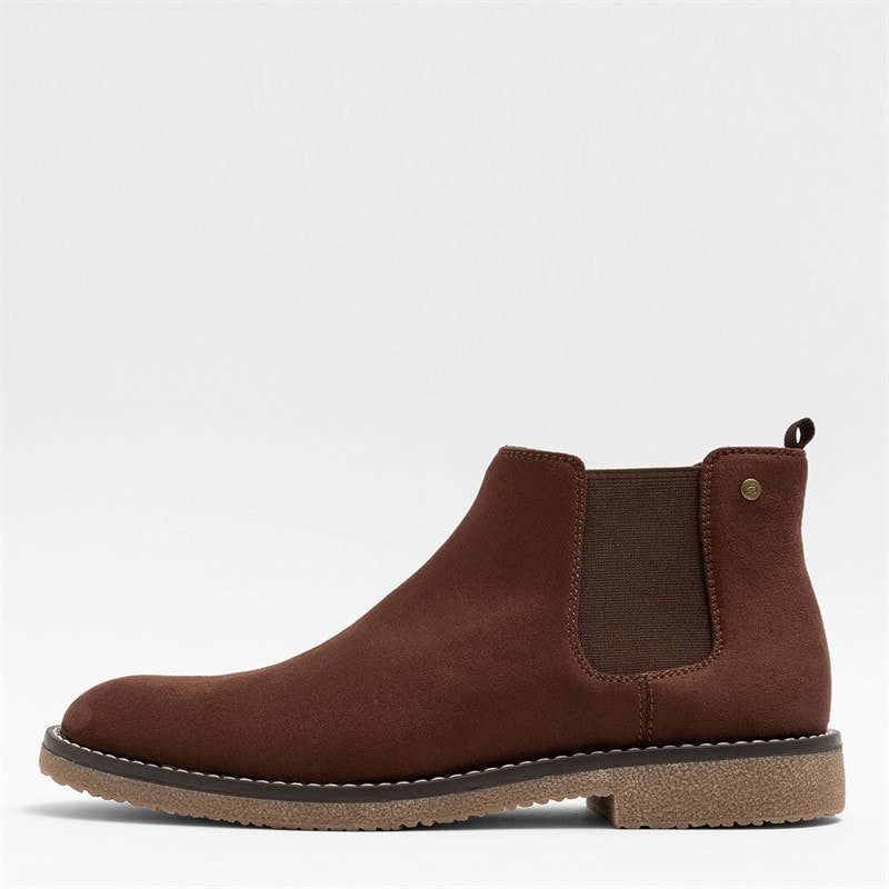 Deakins Mens Oakwood Chelsea Boots Chocolate - Image 1