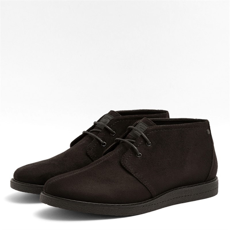 Deakins Mens Carlton Chukka Boots Black/Black