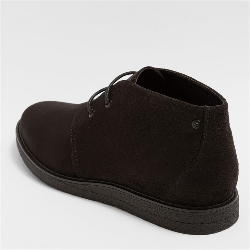Deakins Mens Carlton Chukka Boots Black/Black - Image 3