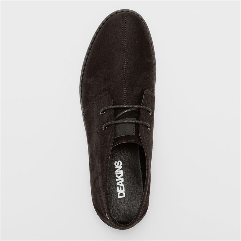 Deakins Mens Carlton Chukka Boots Black/Black - Image 4
