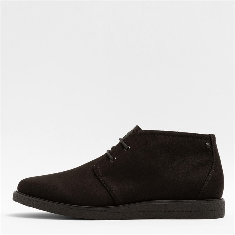 Deakins Mens Carlton Chukka Boots Black/Black - Image 5