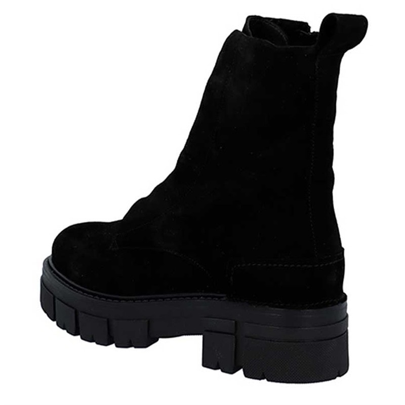 Ca'Shott Womens Casjida Lace Boots Black Suede - Image 3