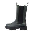 Ca'Shott Womens Cashannah Chelsea Boots High Cut Leather Dark Green Delfi