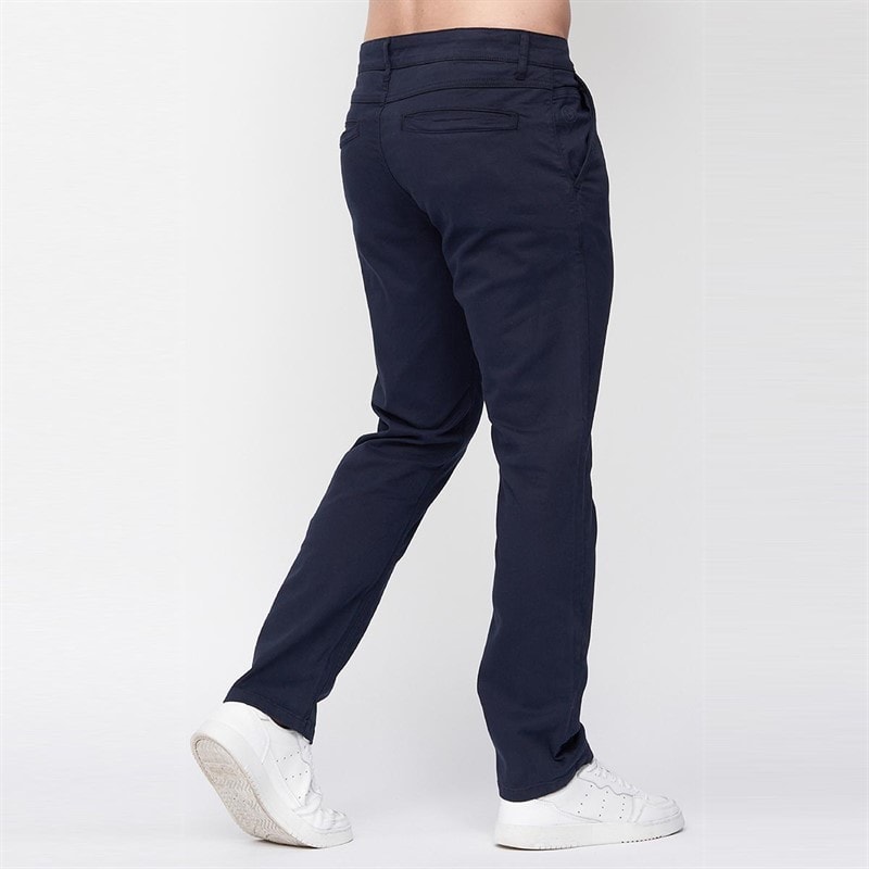 Duck And Cover Mens Moretor Chinos Navy - Image 2