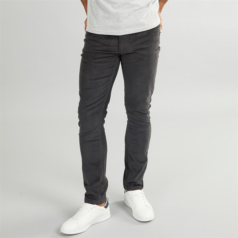 Duck and Cover Mens Cordsome Trousers Anthracite - Image 1