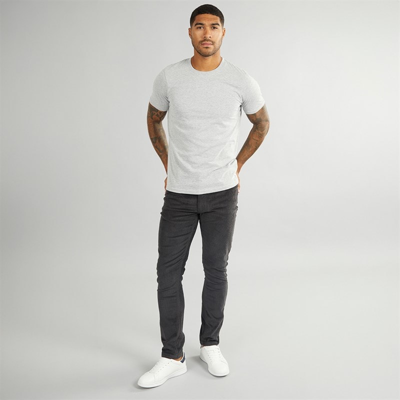Duck and Cover Mens Cordsome Trousers Anthracite - Image 4