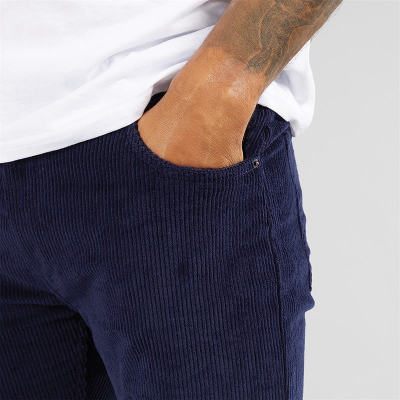 Duck and Cover Mens Cordsome Trousers Navy - Image 3