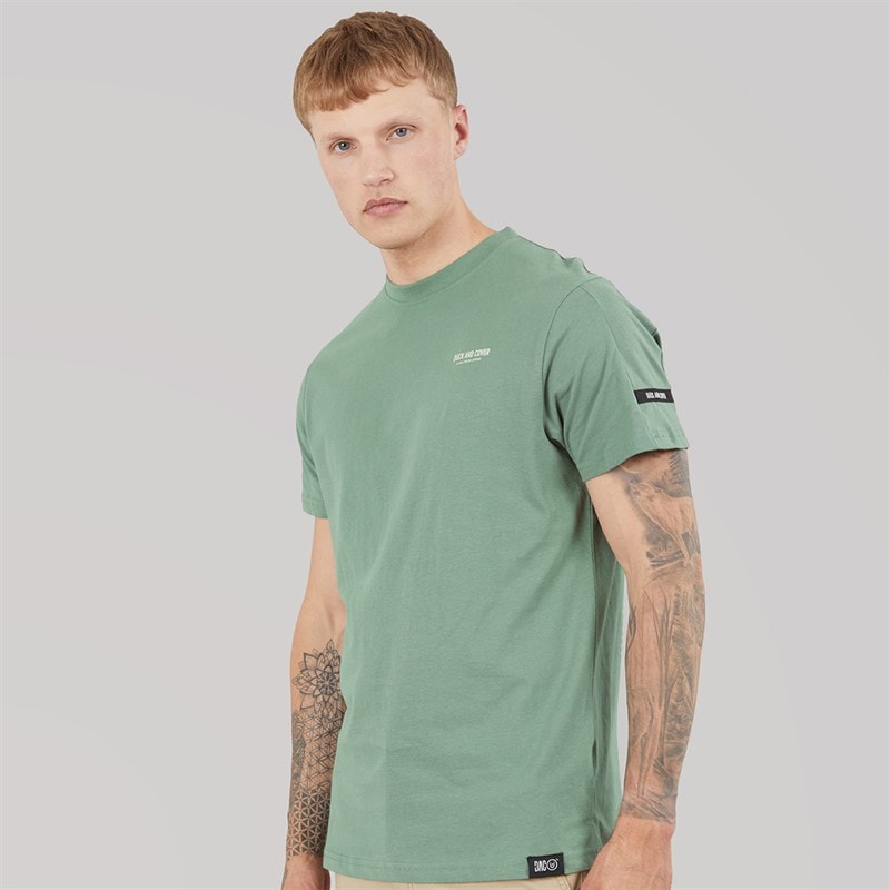Duck and Cover Mens Landway T-Shirt Olive - Image 2