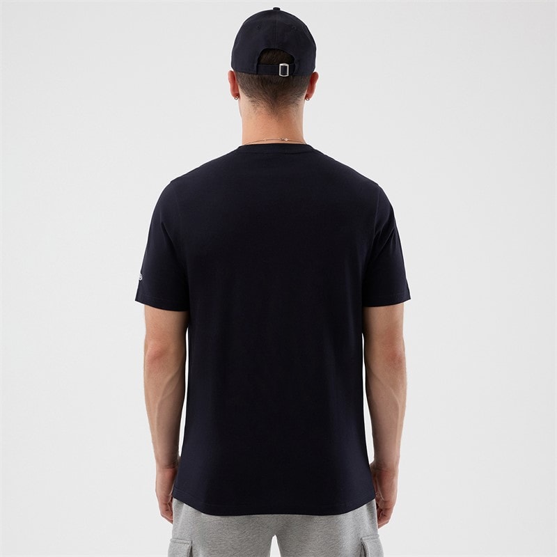 New Era Mens Los Angeles Dodgers T-Shirt Navy - Image 2