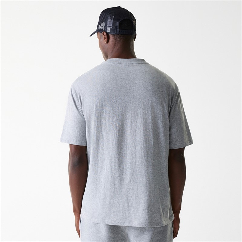 New Era Mens New York Yankees T-Shirt Grey Med - Image 2