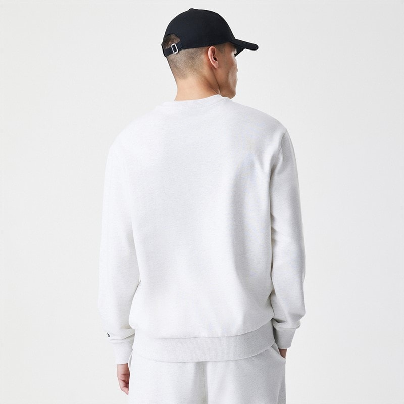 New Era Mens Essentials Sweatshirt Grey Pastel - Image 2