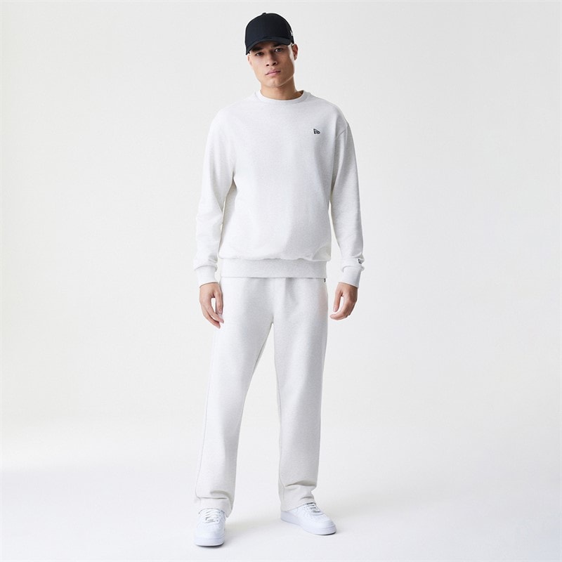 New Era Mens Essentials Sweatshirt Grey Pastel - Image 5