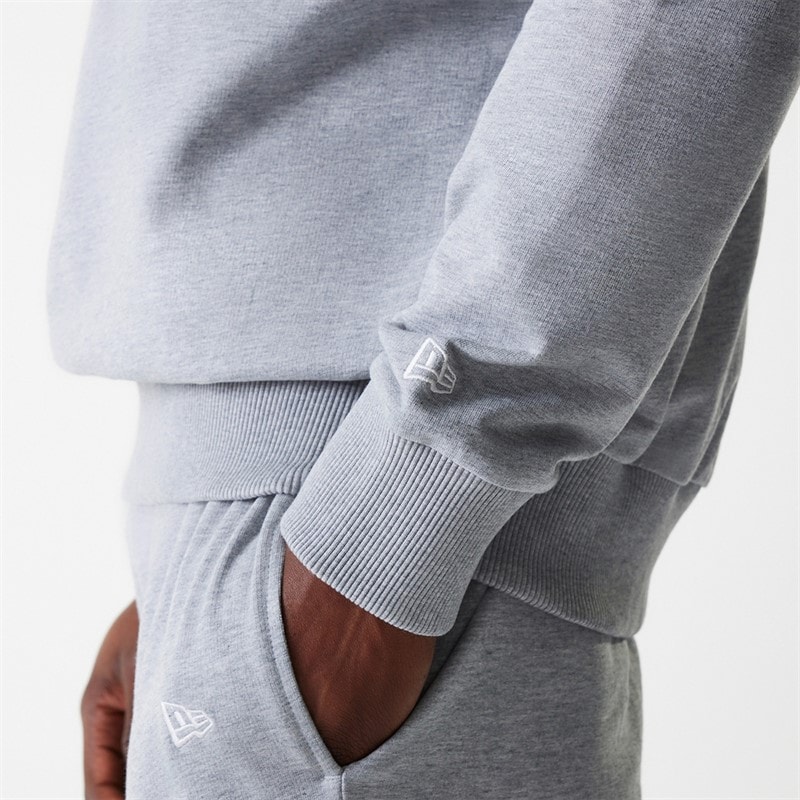 New Era Mens New York Yankees Sweatshirt Grey Med - Image 4