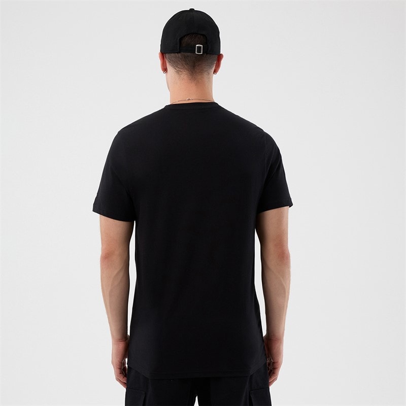New Era Mens Los Angeles Dodgers T-Shirt Black - Image 2