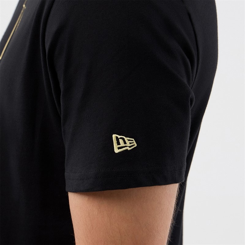 New Era Mens Los Angeles Dodgers T-Shirt Black - Image 4