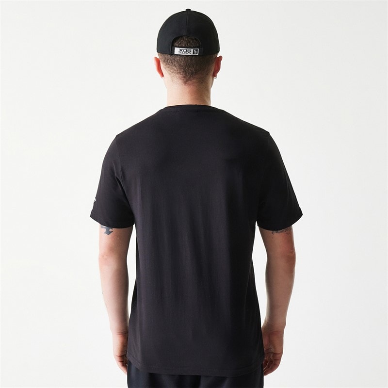 New Era Mens Chicago White Sox T-Shirt Black - Image 2