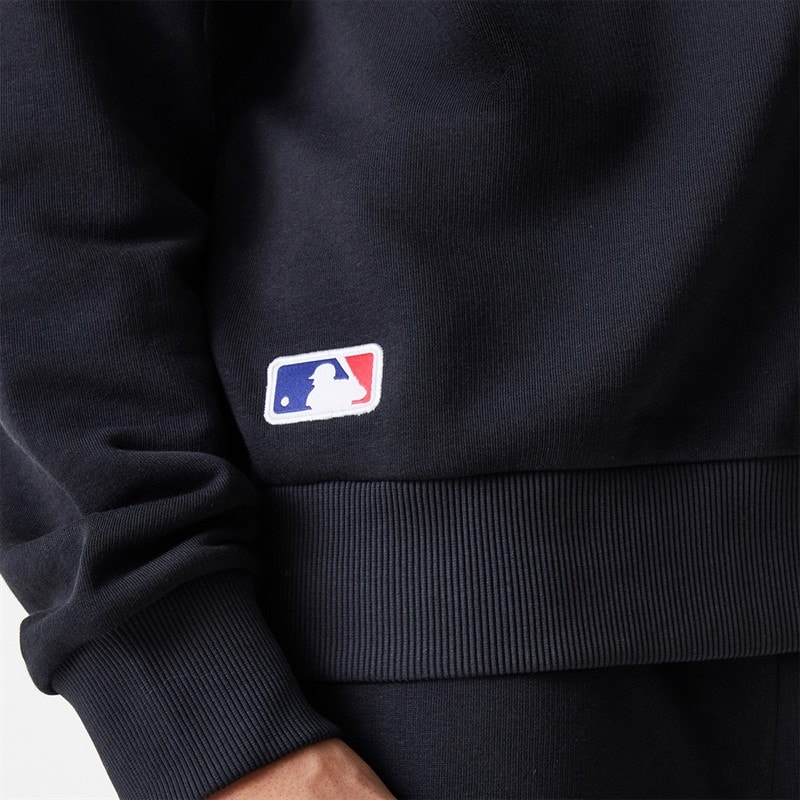 New Era Mens New York Yankees Sweatshirt Black - Image 4