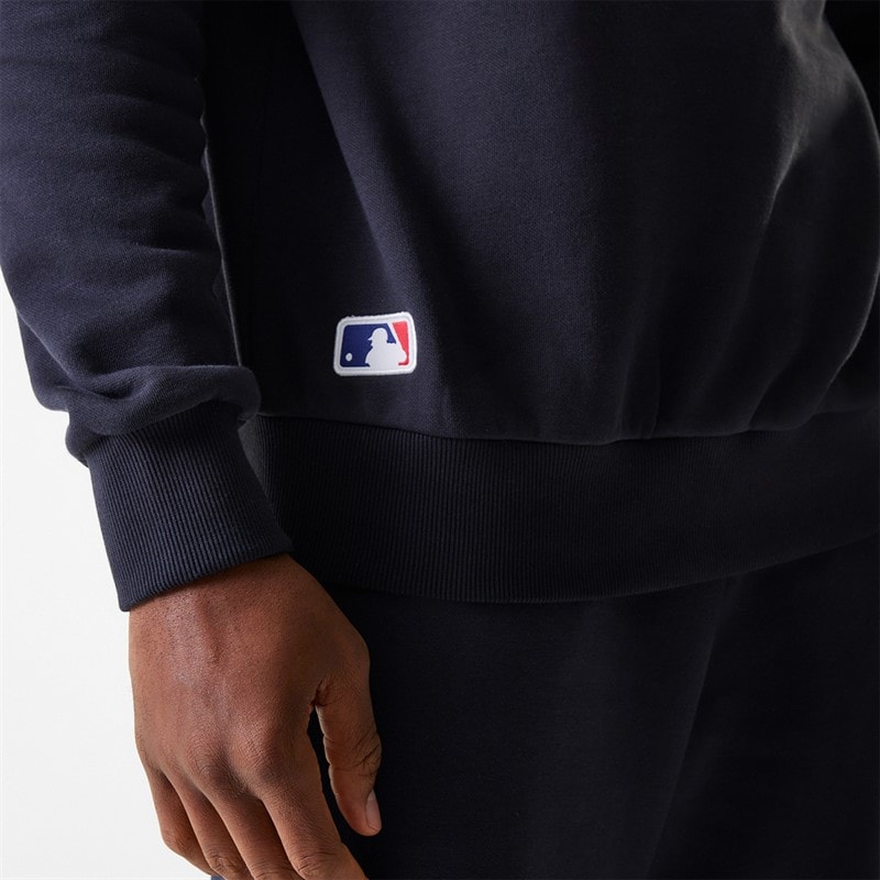 New Era Mens New York Yankees Sweatshirt Navy - Image 4