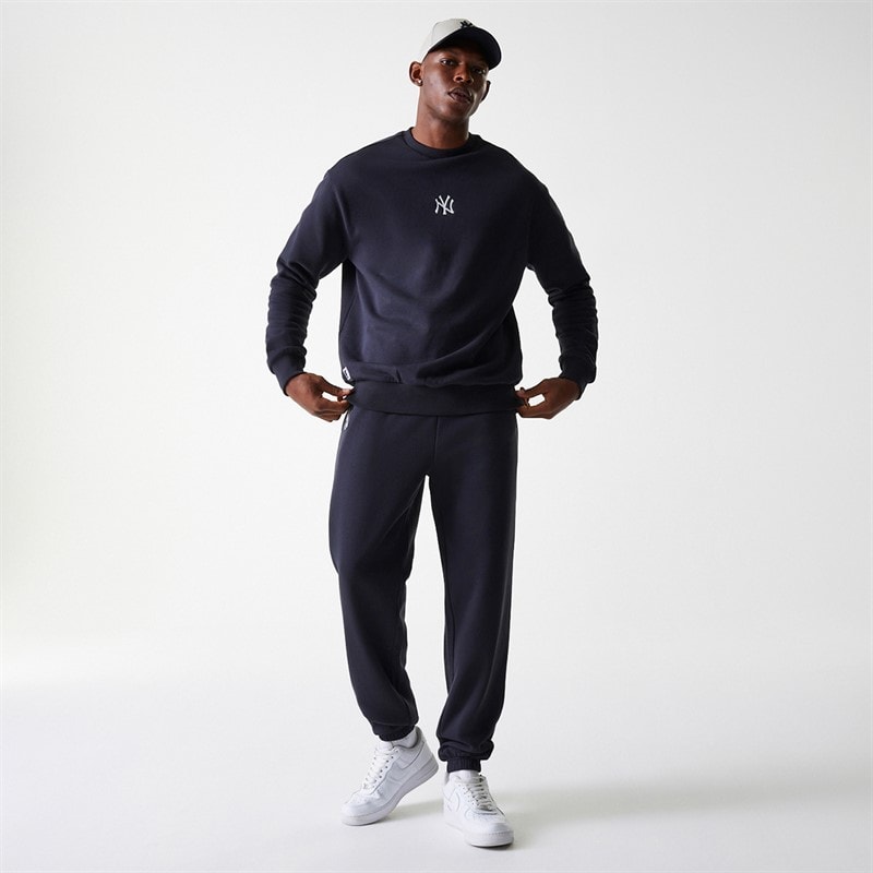 New Era Mens New York Yankees Sweatshirt Navy - Image 5