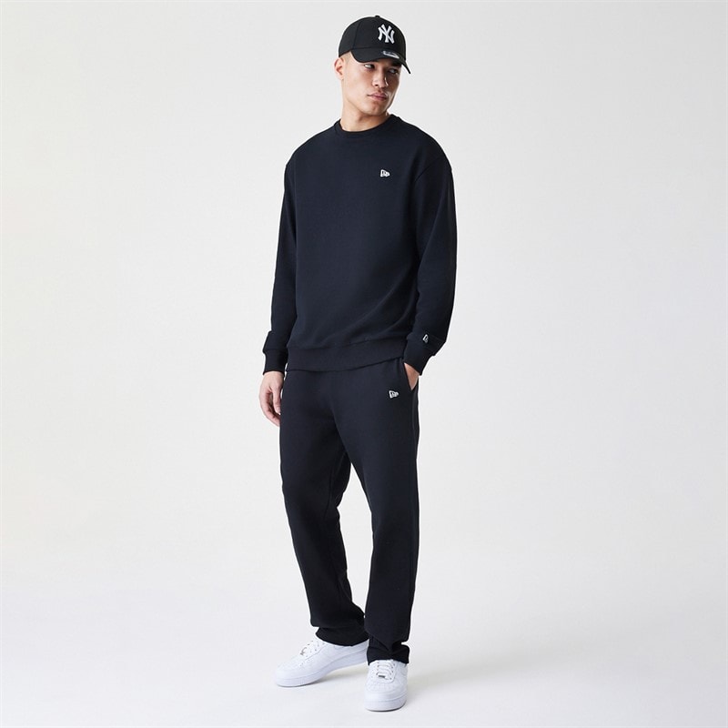 New Era Mens Essentials Sweatshirt Black - Image 5