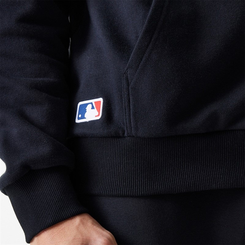New Era Mens New York Yankees Hoodie Black - Image 4
